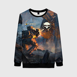 Женский свитшот Battletech warrior