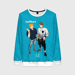 Свитшот женский Старшая Инаризаки Haikyuu!!, цвет: 3D-белый