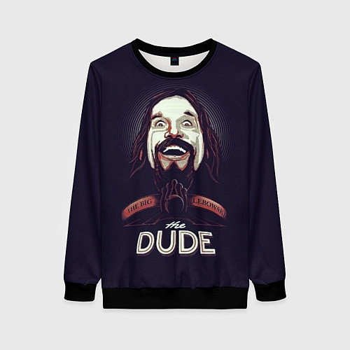 Женский свитшот Большой Лебовский The Dude / 3D-Черный – фото 1