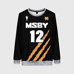 Женский свитшот 12 MSBY BLACK JACKALS