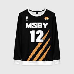 Женский свитшот 12 MSBY BLACK JACKALS