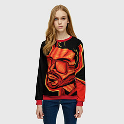 Свитшот женский Большой Уикенд, цвет: 3D-красный — фото 2