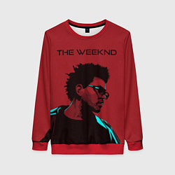 Свитшот женский The weeknd, цвет: 3D-красный