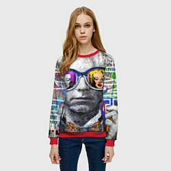 Свитшот женский Andy Warhol Энди Уорхол, цвет: 3D-красный — фото 2