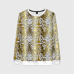 Свитшот женский Versace gold & white, цвет: 3D-белый