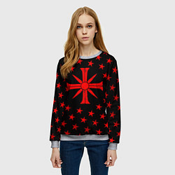 Свитшот женский FAR CRY 5 SINNER СЕКТА, цвет: 3D-меланж — фото 2