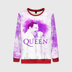 Свитшот женский Freddie Mercury Queen Z, цвет: 3D-красный