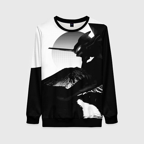 Женский свитшот ЗАКАТ ЕВАНГЕЛИОН / 3D-Черный – фото 1