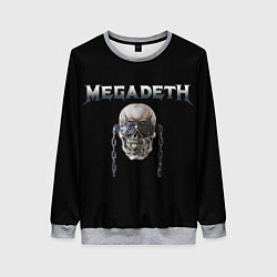 Свитшот женский Megadeth, цвет: 3D-меланж