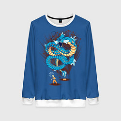 Свитшот женский Gyarados, цвет: 3D-белый