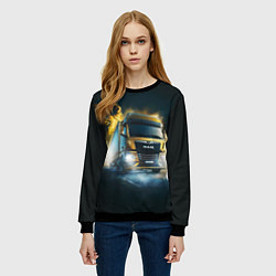 Свитшот женский Man Leon, цвет: 3D-черный — фото 2