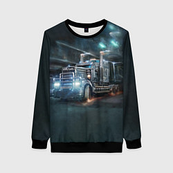 Свитшот женский Neo truck, цвет: 3D-черный