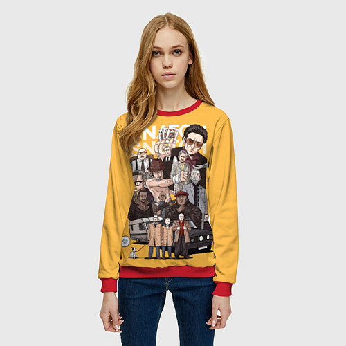 Женский свитшот Большой куш / 3D-Красный – фото 3