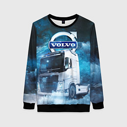 Свитшот женский Volvo truck, цвет: 3D-черный