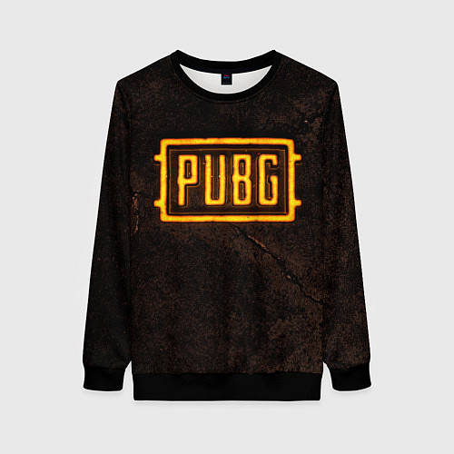 Женский свитшот PUBG ПАБГ NEON / 3D-Черный – фото 1