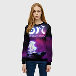 Свитшот женский Ori and the Will of the Wisps, цвет: 3D-черный — фото 2