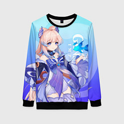 Свитшот женский Genshin Impact, Кокоми, цвет: 3D-черный
