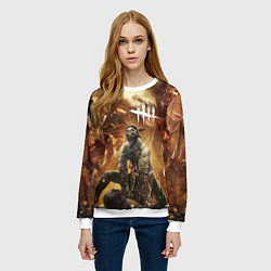 Свитшот женский Dead by Daylight убийцы, цвет: 3D-белый — фото 2