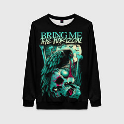 Свитшот женский Bring Me the Horizon, цвет: 3D-черный