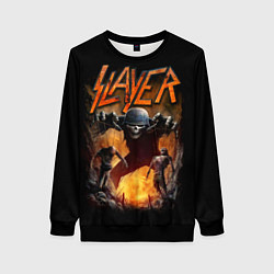 Свитшот женский Slayer, цвет: 3D-черный