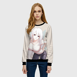 Свитшот женский Reona Kisaragi, цвет: 3D-черный — фото 2