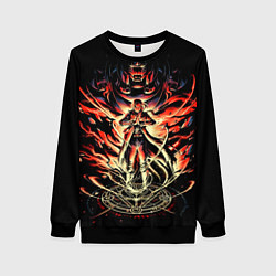 Свитшот женский Стальной алхимик, цвет: 3D-черный