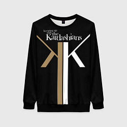 Свитшот женский Keeping up with Kardashians, цвет: 3D-черный