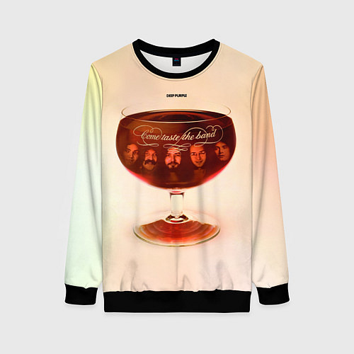 Женский свитшот Come Taste the Band - Deep Purple / 3D-Черный – фото 1
