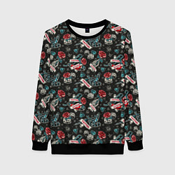 Свитшот женский TATTOO, цвет: 3D-черный