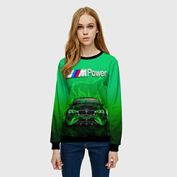 Свитшот женский BMW GREEN STYLE, цвет: 3D-черный — фото 2