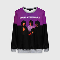 Свитшот женский Shades of Deep Purple, цвет: 3D-меланж