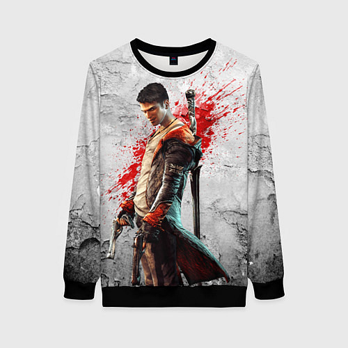 Женский свитшот White Dante / 3D-Черный – фото 1