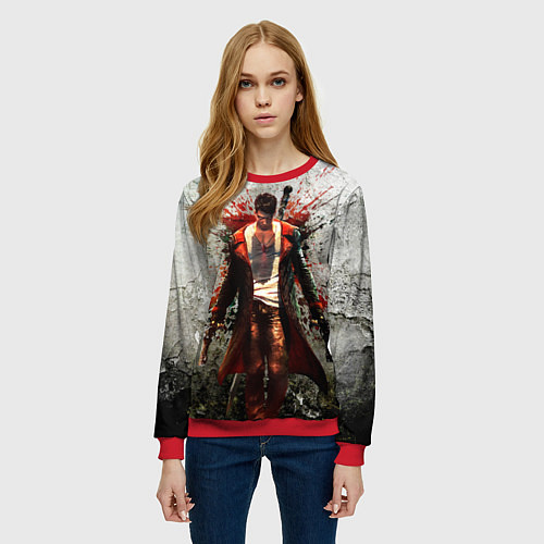 Женский свитшот Dante Definitive W / 3D-Красный – фото 3