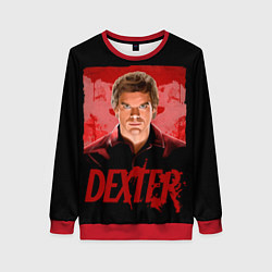 Женский свитшот Dexter Декстер портрет постер