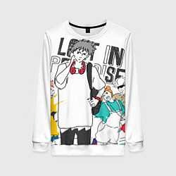 Свитшот женский Мегуми - Jujutsu Kaisen, цвет: 3D-белый