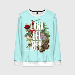 Свитшот женский Цветочная Лана, цвет: 3D-белый