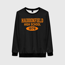 Свитшот женский Haddonfield High School 1978, цвет: 3D-черный