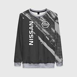 Свитшот женский Nissan Car Ниссан, цвет: 3D-меланж
