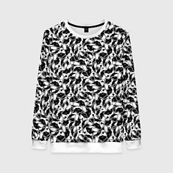 Свитшот женский Щенки Французского Бульдога, цвет: 3D-белый