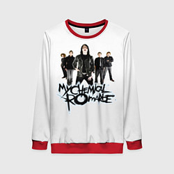 Свитшот женский Участники группы My Chemical Romance, цвет: 3D-красный