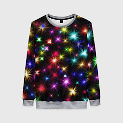 Женский свитшот ПРАЗДНИЧНЫЕ ОГОНЬКИ