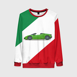 Свитшот женский Lamborghini Италия, цвет: 3D-красный