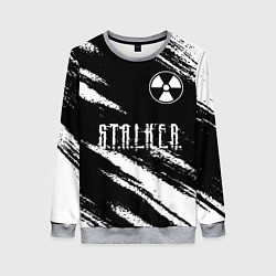Свитшот женский S T A L K E R 2: Тени Чернобыля, цвет: 3D-меланж