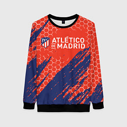 Свитшот женский Atletico Madrid: Football Club, цвет: 3D-черный