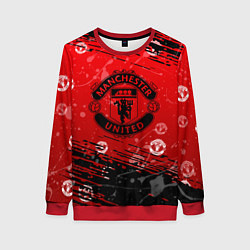 Свитшот женский Manchester United: Возвращения Ronaldo, цвет: 3D-красный