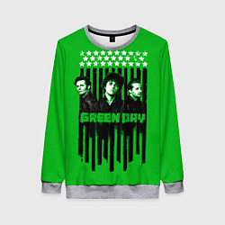 Свитшот женский Green day is here, цвет: 3D-меланж