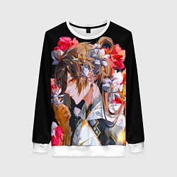 Женский свитшот Чжун Ли в цветах Genshin impact