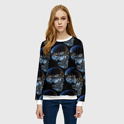 Свитшот женский Vanguard skull pattern 2022, цвет: 3D-белый — фото 2