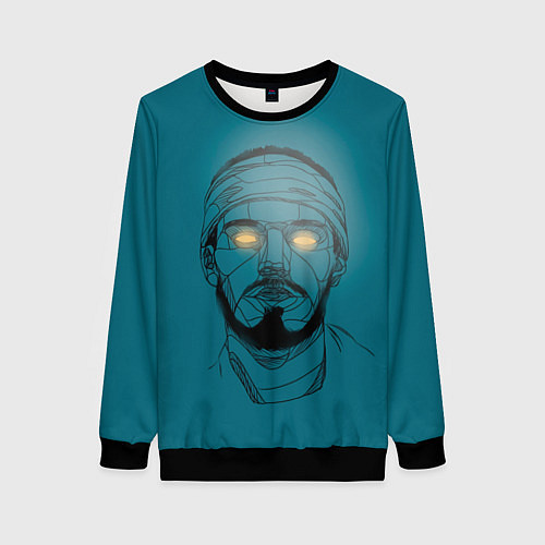 Женский свитшот Многозаал Арт / 3D-Черный – фото 1