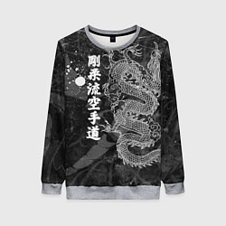 Женский свитшот Токийский Дракон Иероглифы Dragon Japan